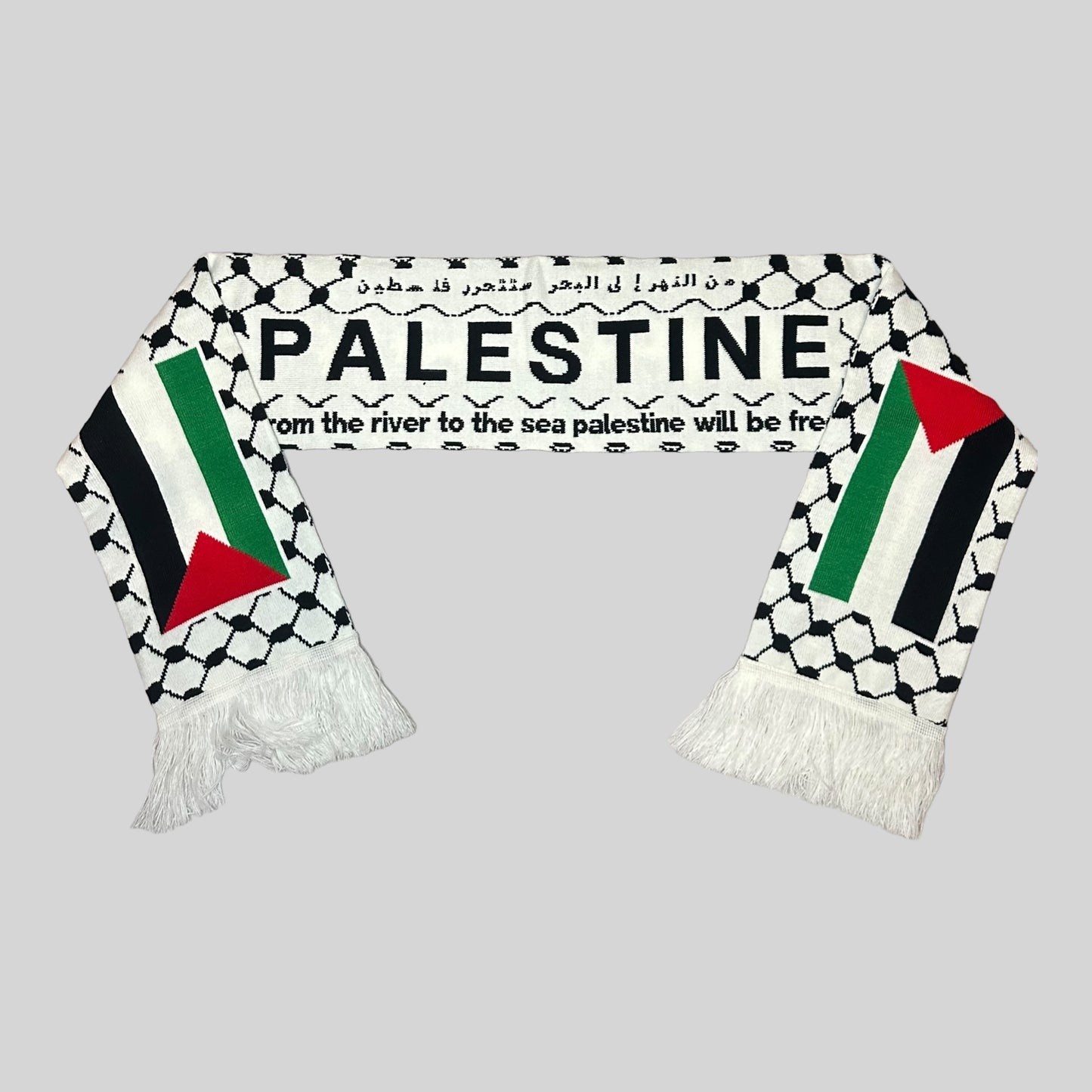 Palestine Flag Scarf